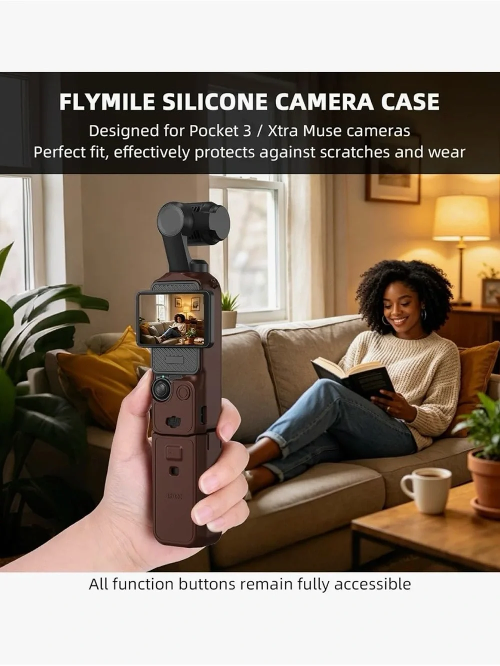 DJI Osmo Pocket 3 Silicone Cover - Pink